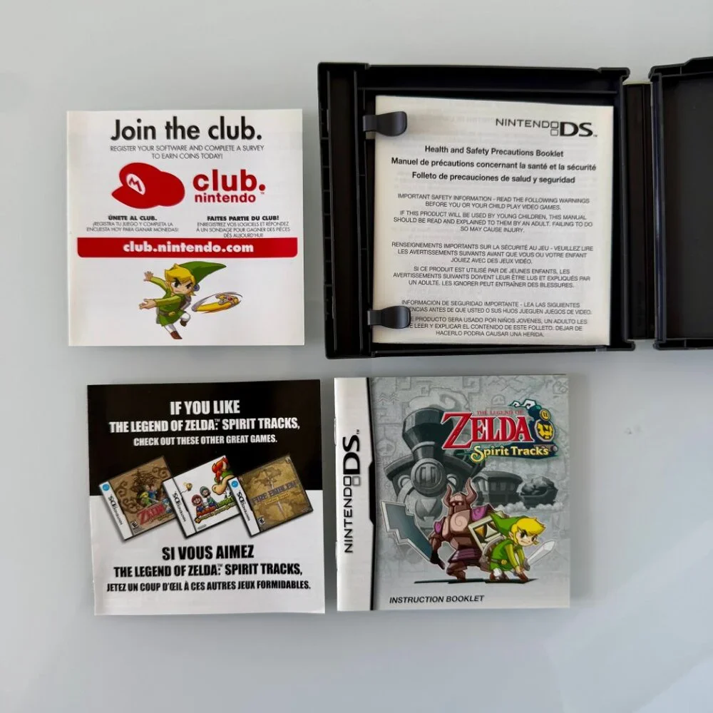 NINTENDO DS The Legend of Zelda Spirit Tracks Authentic CIB - Tested/Working